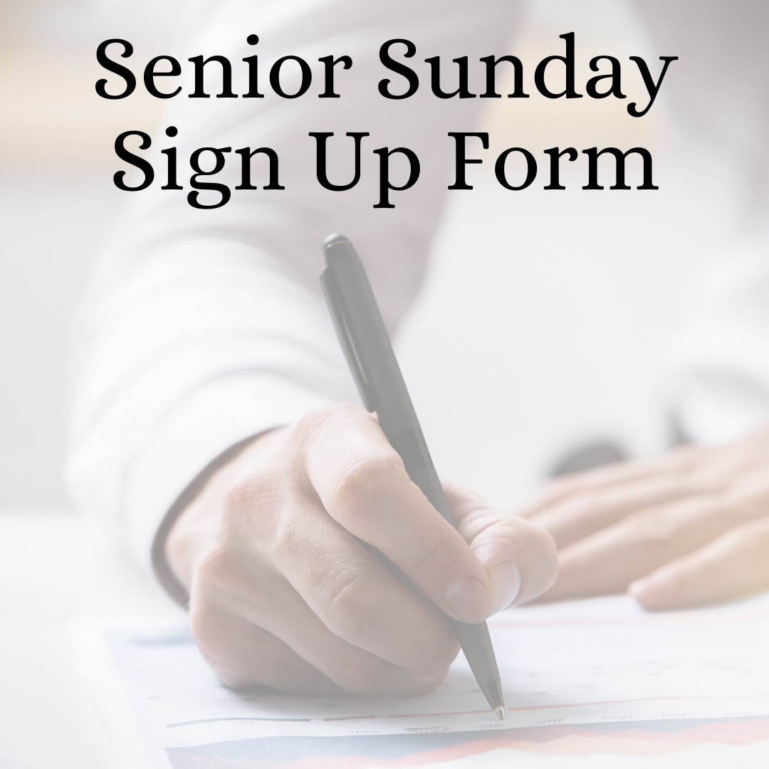 SENIOR SUNDAY FIRST LUTHERAN CHURCH